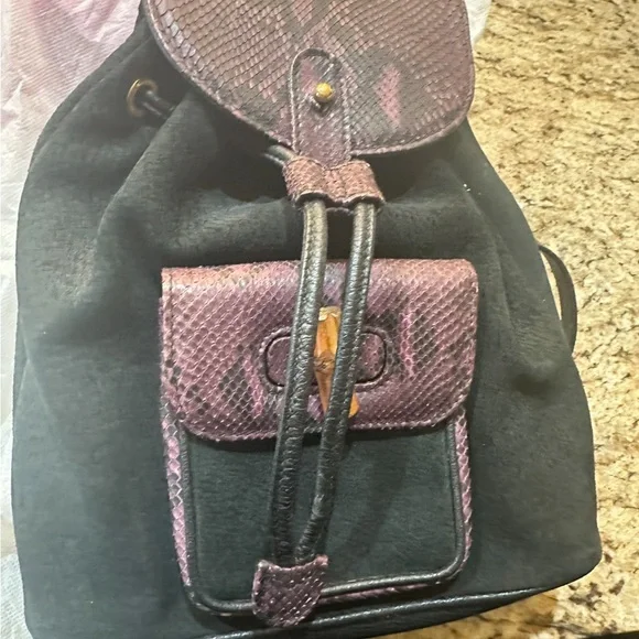 🌸🌸🌸🌸Authentic Mini Gucci Backpack with Bamboo handle - Picture 5 of 12